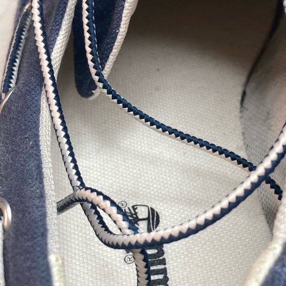 Timberland TB0A1575 Men's Navy Washed/White Newport Bay 2 Eye Boat Shoes - Picture 10 of 16